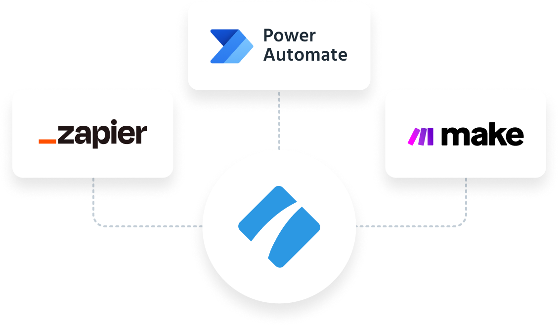 Zapier / Make / Power Automate