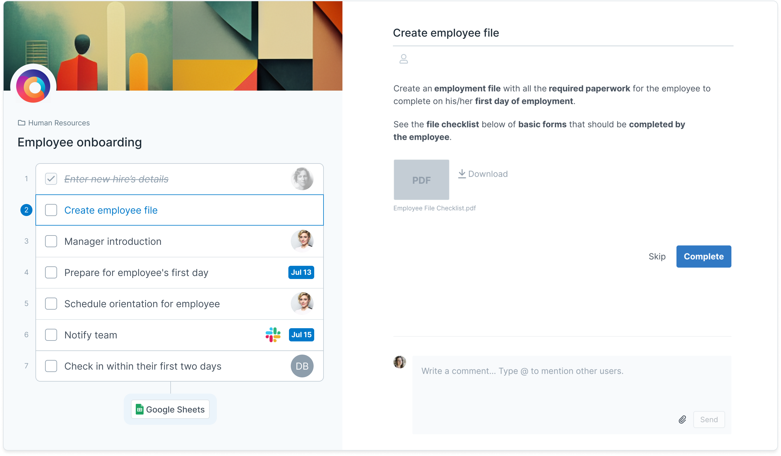 Enhance team collaboration and keep everyone in the loop