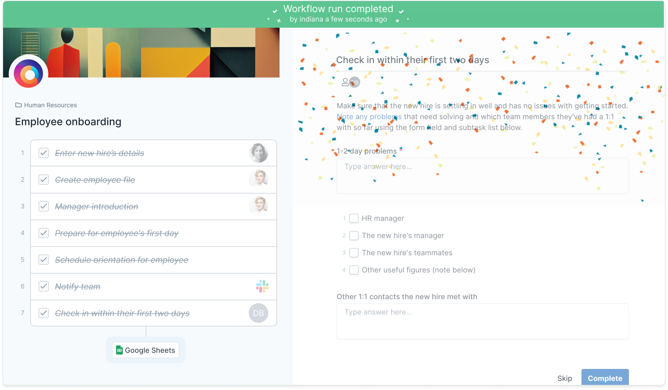 Empower your HR team to win with Process Street